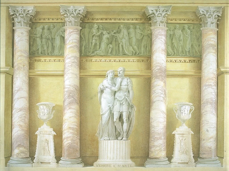 1745-Giambattista Canal - Venere e Marte, Palazzo Morpurgo, Udine